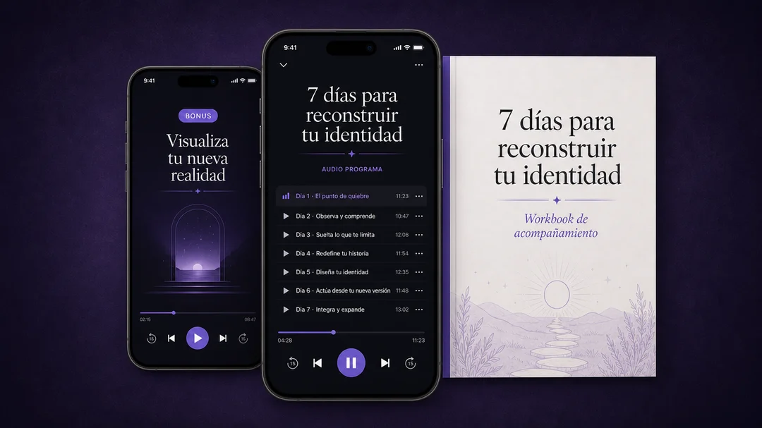 7 días para reconstruir tu identidad — audio programa y workbook